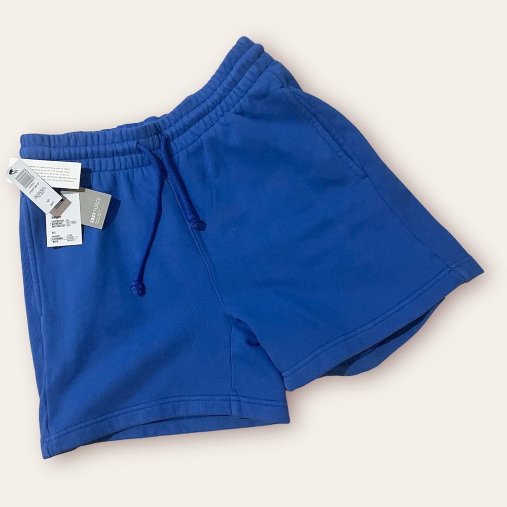 TNA Cozy BF Fleece 5” Sweatshorts | GD Cali Blue | Aritzia